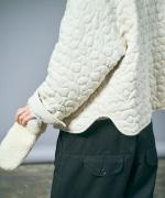 ちょうちょうキルティングデニム　ジャケット