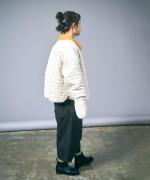 ちょうちょうキルティングデニム　ジャケット