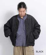 ちょうちょうキルティングデニム　ジャケット