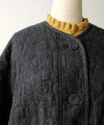 ちょうちょうキルティングデニム　ジャケット