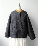 ちょうちょうキルティングデニム　ジャケット