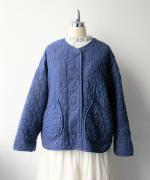 ちょうちょうキルティングデニム　ジャケット