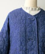 ちょうちょうキルティングデニム　ジャケット