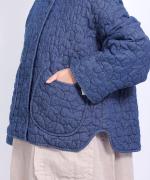 ちょうちょうキルティングデニム　ジャケット