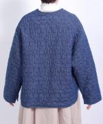 ちょうちょうキルティングデニム　ジャケット