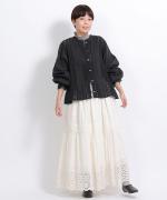 リネンコットンキャンバス　2wayブラウス