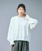 リネンコットンキャンバス　2wayブラウス