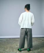 リネンコットンキャンバス　2wayブラウス