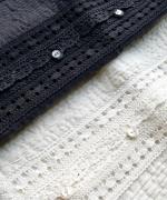 リネンコットンキャンバス　2wayブラウス