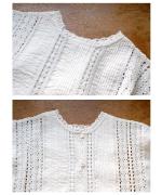 リネンコットンキャンバス　2wayブラウス