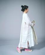 リネンコットンキャンバス　ワンピース