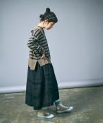 リネンコットンキャンバス　ワンピース