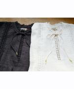 リネンコットンキャンバス　ワンピース