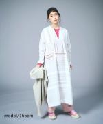 リネンコットンキャンバス　ワンピース