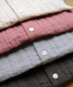 リネンストライプキルト　2wayベスト