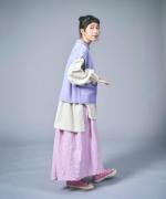 シャツコール×ミリタリーポプリン　フリルロングシャツ