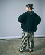 シャツコール×ミリタリーポプリン　フードプルオーバー