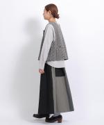 千鳥ウールシャギー　2wayベスト