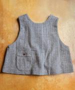 千鳥ウールシャギー　2wayベスト