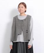 千鳥ウールシャギー　2wayベスト