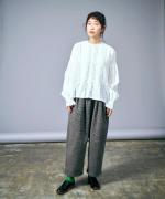 千鳥ウールシャギー　パンツ