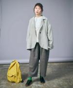 千鳥ウールシャギー　パンツ