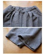 千鳥ウールシャギー　パンツ