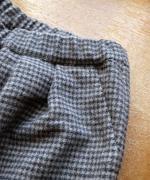 千鳥ウールシャギー　パンツ
