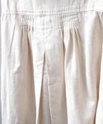 6.5ozコットンリネンデニム　フードジャケット