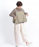 6.5ozコットンリネンデニム　パンツ