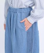 6.5ozコットンリネンデニム　パンツ