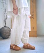 6.5ozコットンリネンデニム　パンツ