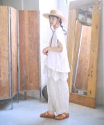 6.5ozコットンリネンデニム　パンツ