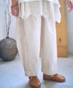 6.5ozコットンリネンデニム　パンツ