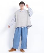 6.5ozコットンリネンデニム　パンツ