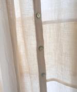 パッチワークワッシャーリネン　2wayワンピース