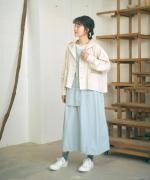 テンセルコットンリネン エプロンジャンスカ