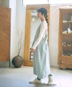 テンセルコットンリネン エプロンジャンスカ