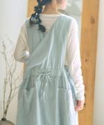 テンセルコットンリネン エプロンジャンスカ