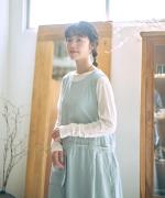 テンセルコットンリネン エプロンジャンスカ