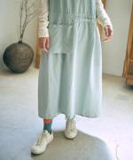 テンセルコットンリネン エプロンジャンスカ