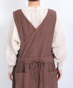 テンセルコットンリネン エプロンジャンスカ