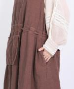 テンセルコットンリネン エプロンジャンスカ