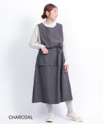 テンセルコットンリネン エプロンジャンスカ