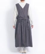 テンセルコットンリネン エプロンジャンスカ