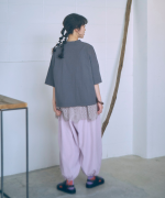 テンセルコットンリネン バルーンパンツ