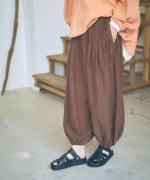 テンセルコットンリネン バルーンパンツ
