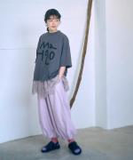 テンセルコットンリネン バルーンパンツ