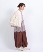 テンセルコットンリネン バルーンパンツ