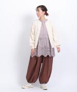 テンセルコットンリネン バルーンパンツ